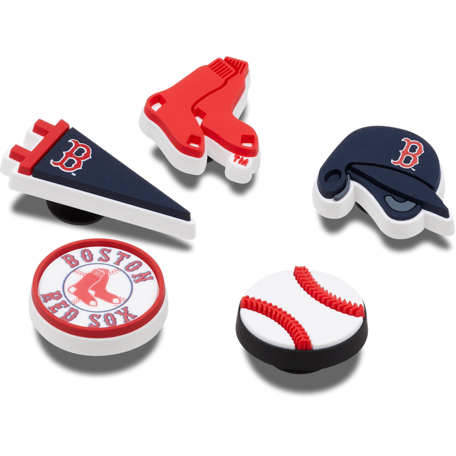 Women / Men / Kids Crocs - MLB Boston Red Sox 5pck Jibbitz™ charms