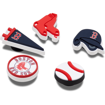 Women / Men / Kids Crocs - MLB Boston Red Sox 5pck Jibbitz™ charms