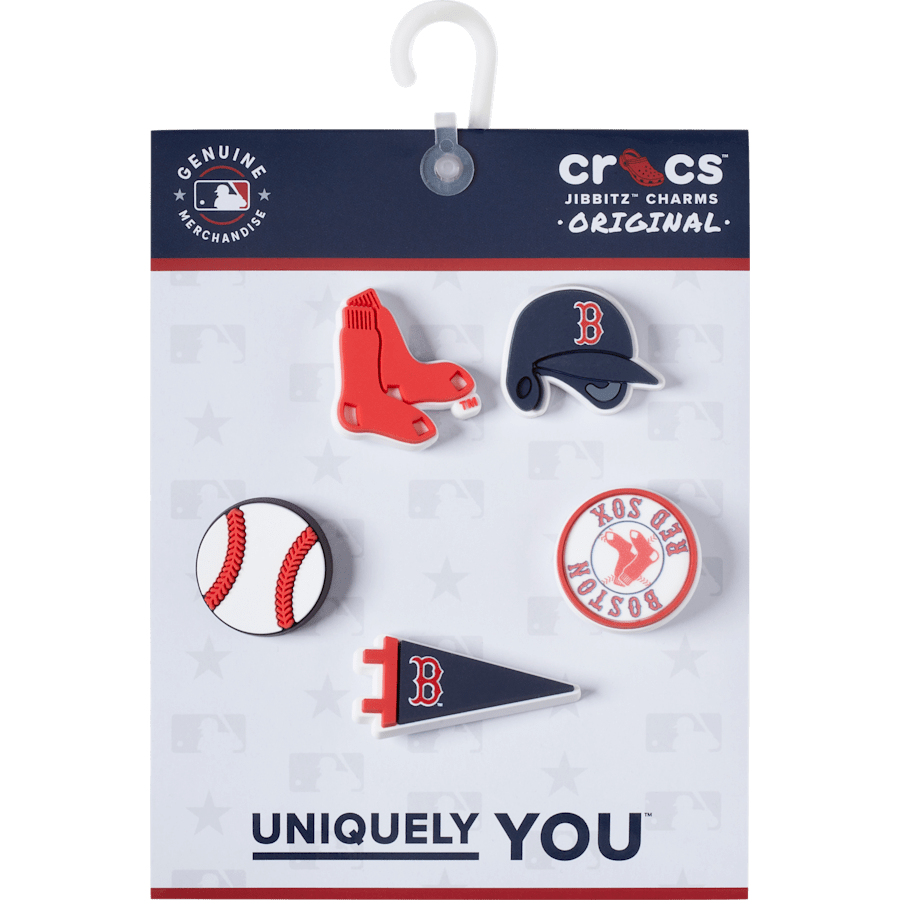 Women / Men / Kids Crocs - MLB Boston Red Sox 5pck Jibbitz™ charms