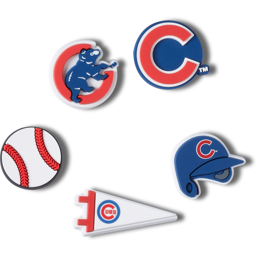 Women / Men / Kids Crocs - MLB Chicago Cubs 5pck Jibbitz™ charms