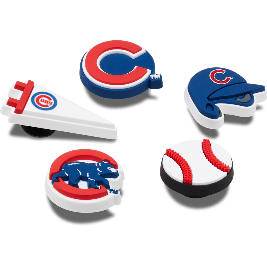 Women / Men / Kids Crocs - MLB Chicago Cubs 5pck Jibbitz™ charms