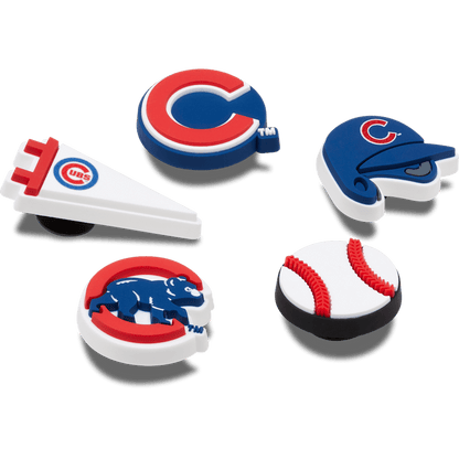 Women / Men / Kids Crocs - MLB Chicago Cubs 5pck Jibbitz™ charms