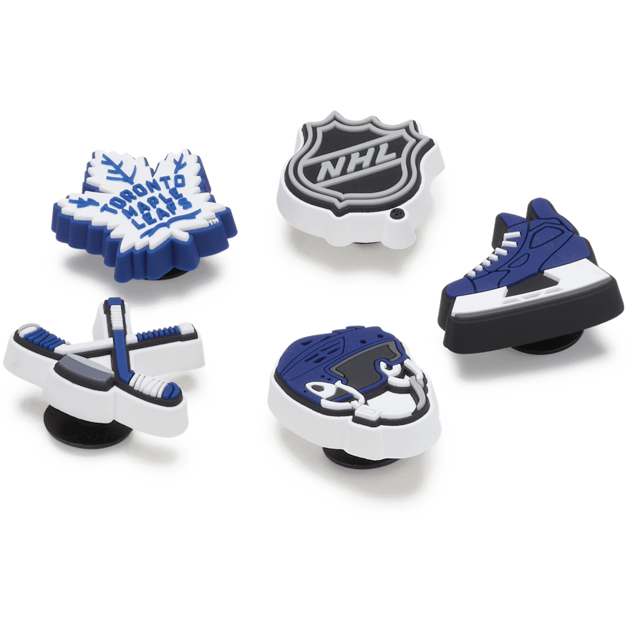 Women / Men Crocs - NHL® Toronto Maple Leafs® 5 Pack Jibbitz™ charms