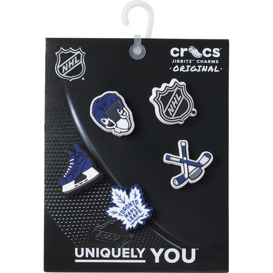 Women / Men Crocs - NHL® Toronto Maple Leafs® 5 Pack Jibbitz™ charms