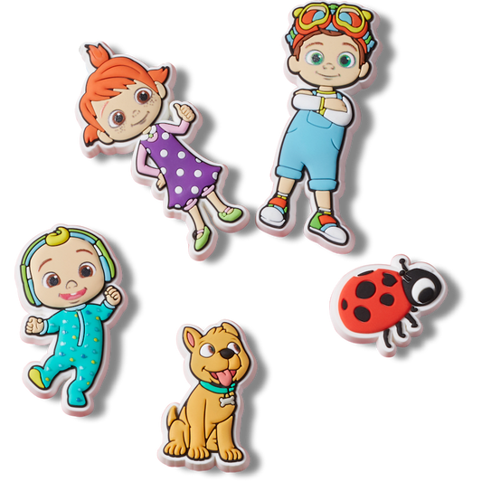 Women / Men / Kids Crocs - Cocomelon 5 Pack Jibbitz™ charms