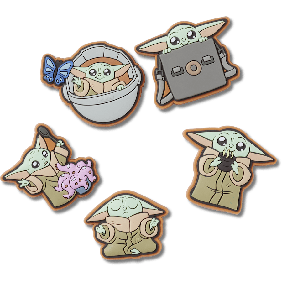 Women / Men / Kids Crocs - Grogu 5 Pack Jibbitz™ charms