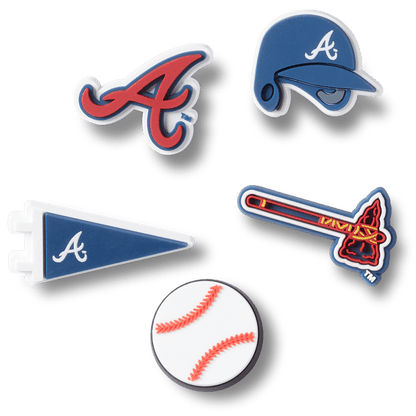 Women / Men Crocs - MLB Atlanta Braves 5 Pack Jibbitz™ charms