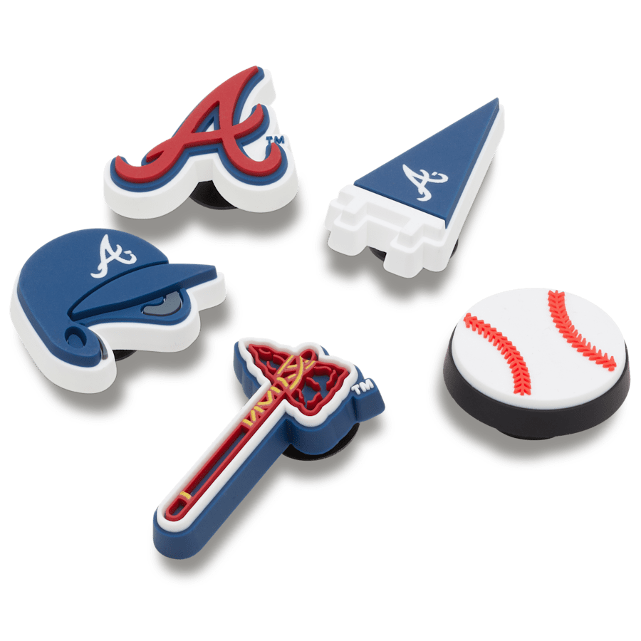 Women / Men Crocs - MLB Atlanta Braves 5 Pack Jibbitz™ charms