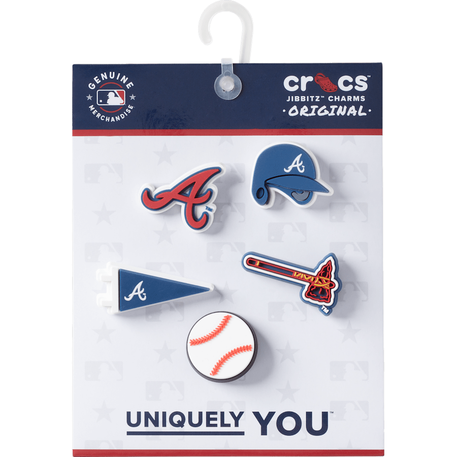 Women / Men Crocs - MLB Atlanta Braves 5 Pack Jibbitz™ charms