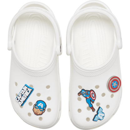Women / Men / Kids Crocs - Captain America 5 Pack Jibbitz™ charms