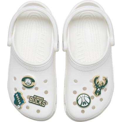 Women / Men Crocs - NBA Milwaukee Bucks 5 Pack Jibbitz™ charms