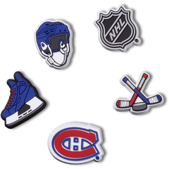 Crocs NHL® Montreal Canadiens® 5 Pack Jibbitz™ charms Women|Men|Jibbitz™ Charms