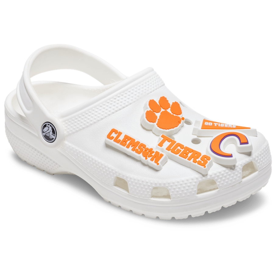 Women / Men / Kids Crocs - Clemson Univ 5 Pack Jibbitz™ charms