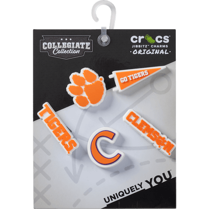 Women / Men / Kids Crocs - Clemson Univ 5 Pack Jibbitz™ charms
