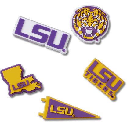 Women / Men Crocs - LSU 5 Pack Jibbitz™ charms