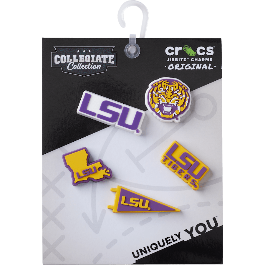 Women / Men Crocs - LSU 5 Pack Jibbitz™ charms