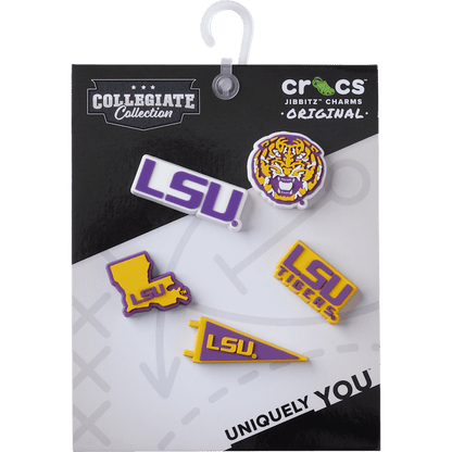 Women / Men Crocs - LSU 5 Pack Jibbitz™ charms