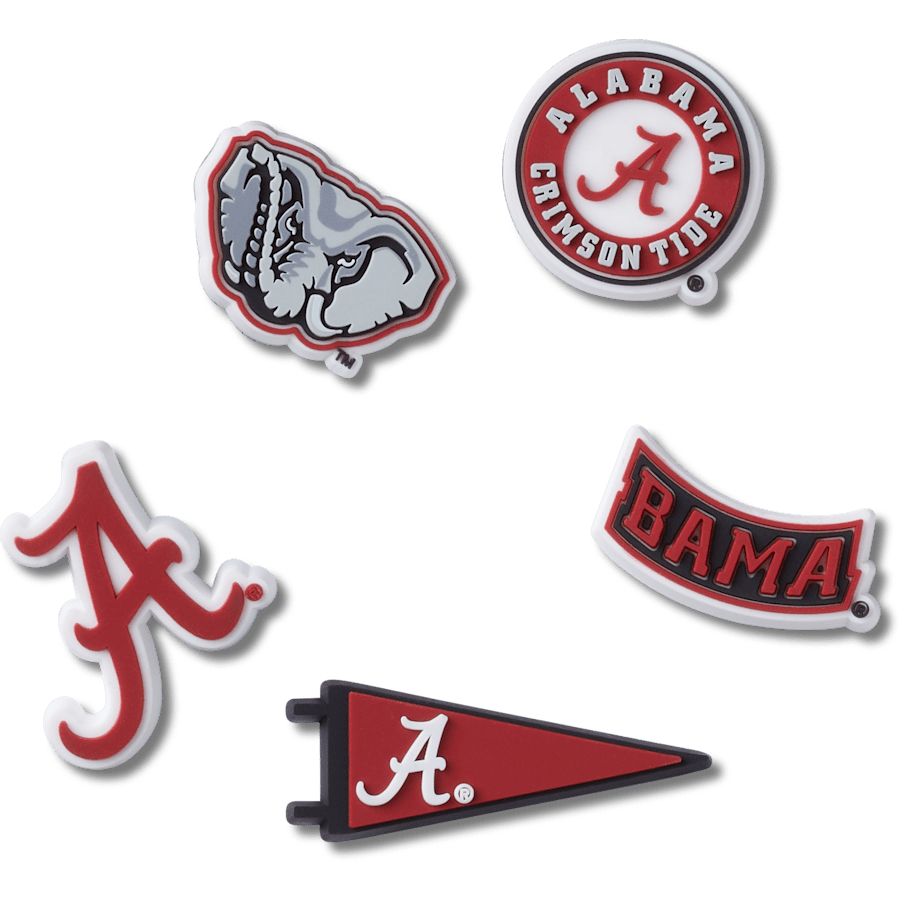 Women / Men Crocs - University of Alabama 5 Pack Jibbitz™ charms