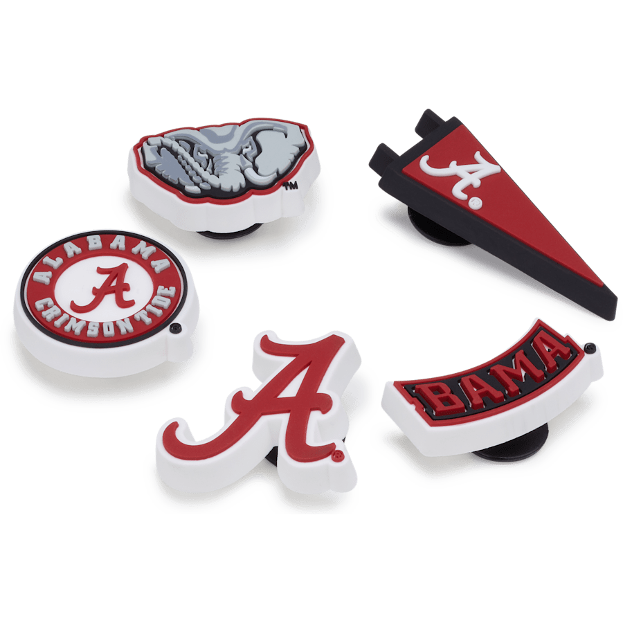 Women / Men Crocs - University of Alabama 5 Pack Jibbitz™ charms