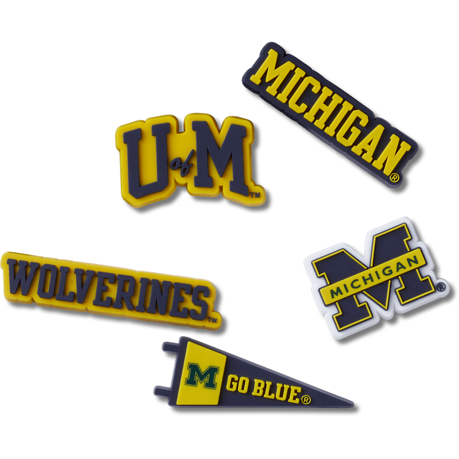 Women / Men Crocs - University of Michigan 5 Pack Jibbitz™ charms