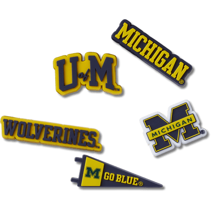 Women / Men Crocs - University of Michigan 5 Pack Jibbitz™ charms