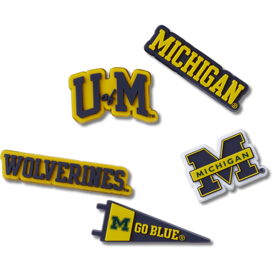 Women / Men Crocs - University of Michigan 5 Pack Jibbitz™ charms