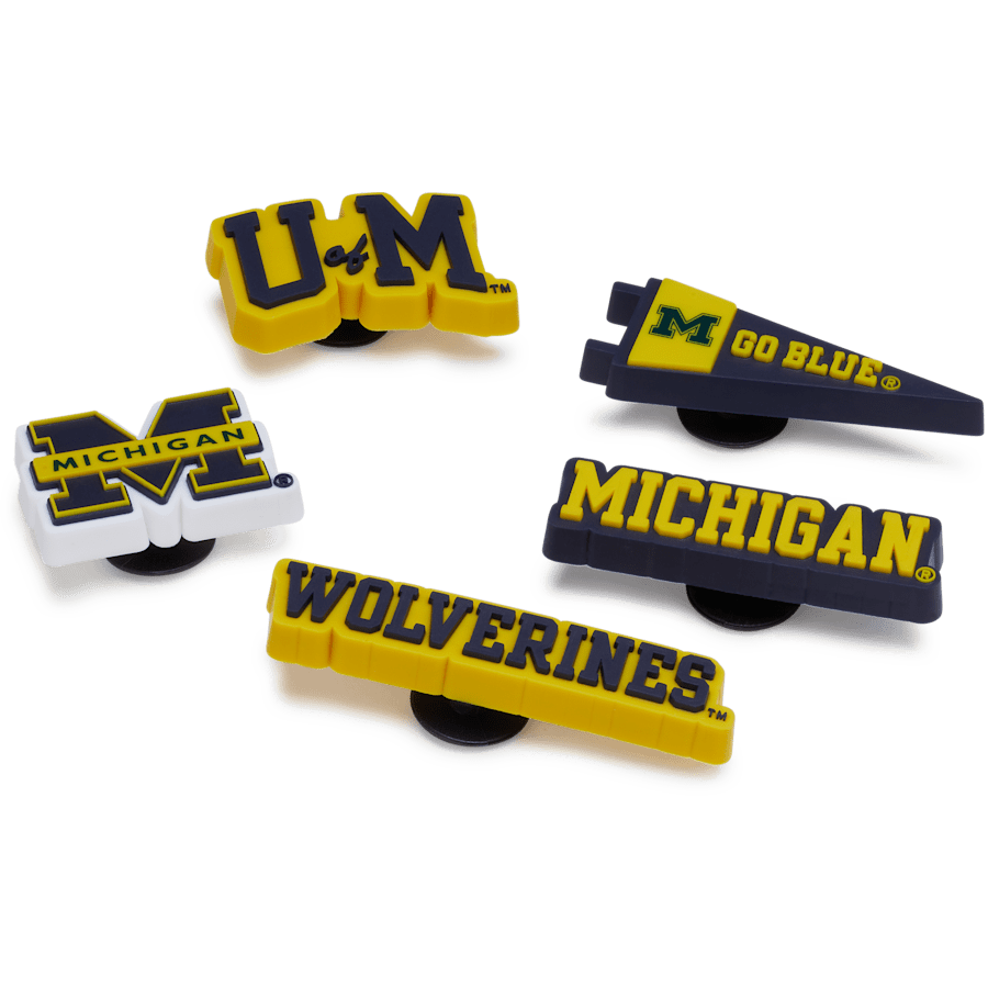 Women / Men Crocs - University of Michigan 5 Pack Jibbitz™ charms