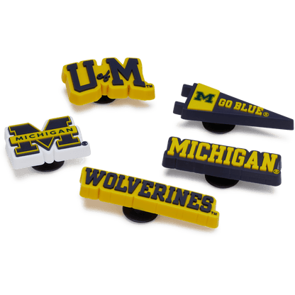 Women / Men Crocs - University of Michigan 5 Pack Jibbitz™ charms