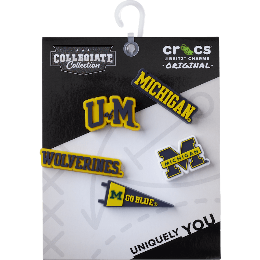 Women / Men Crocs - University of Michigan 5 Pack Jibbitz™ charms