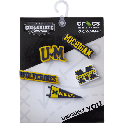 Women / Men Crocs - University of Michigan 5 Pack Jibbitz™ charms