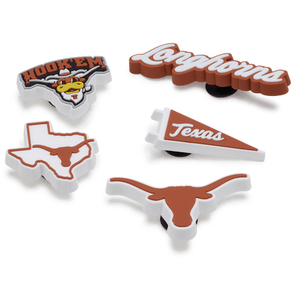 Women / Men / Kids Crocs - University of Texas 5 Pack Jibbitz™ charms