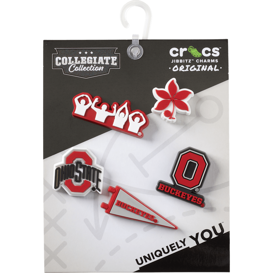 Women / Men Crocs - Ohio State University 5 Pack Jibbitz™ charms