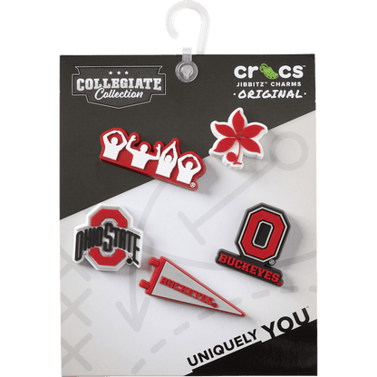 Women / Men Crocs - Ohio State University 5 Pack Jibbitz™ charms
