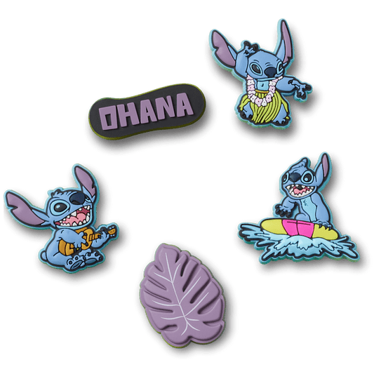 Women / Men / Kids Crocs - Stitch Tropical 5 Pack Jibbitz™ charms