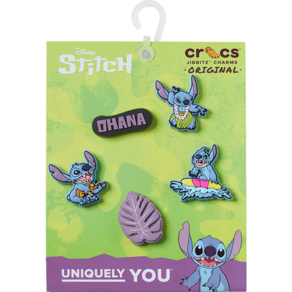 Women / Men / Kids Crocs - Stitch Tropical 5 Pack Jibbitz™ charms