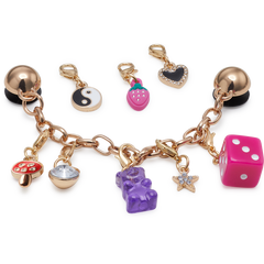 Crocs Custom Charm Chain 5 Pack Jibbitz™ charms Women|Men|Kids|Jibbitz™ Charms