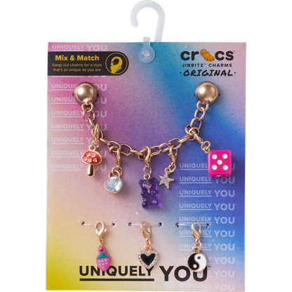 Women / Men / Kids Crocs - Custom Charm Chain 5 Pack Jibbitz™ charms