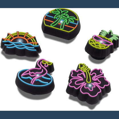 Women / Men Crocs - Lights Up Neon 5 Pack Jibbitz™ charms