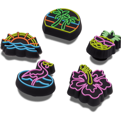 Women / Men Crocs - Lights Up Neon 5 Pack Jibbitz™ charms