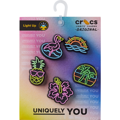 Women / Men Crocs - Lights Up Neon 5 Pack Jibbitz™ charms