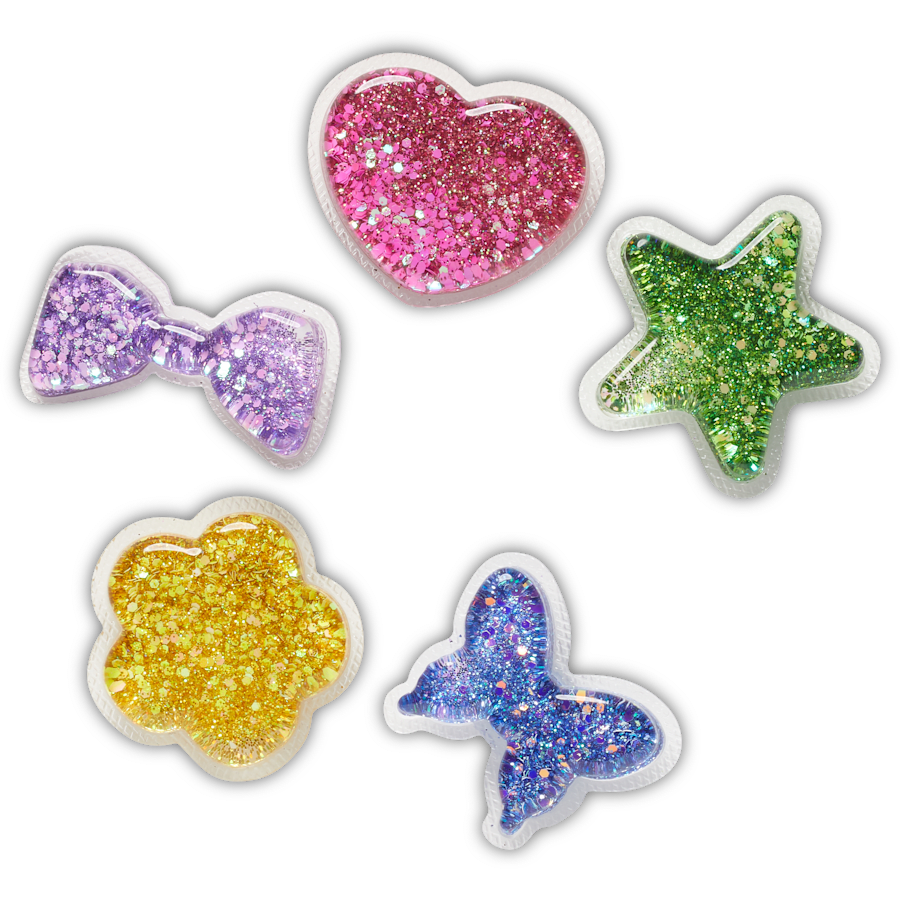 Women / Men Crocs - UV Changing Squish 5 Pack Jibbitz™ charms