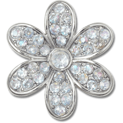 Crocs Silver Mnchrm Daisy 1 Jibbitz™ charms Women|Men|Jibbitz™ Charms