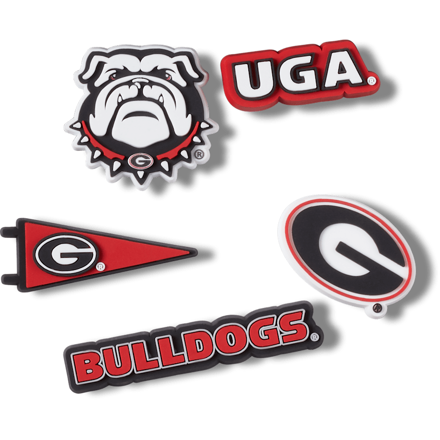 Women / Men / Kids Crocs - University of Georgia 5 Pack Jibbitz™ charms