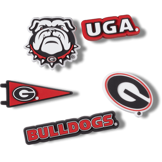 Women / Men / Kids Crocs - University of Georgia 5 Pack Jibbitz™ charms