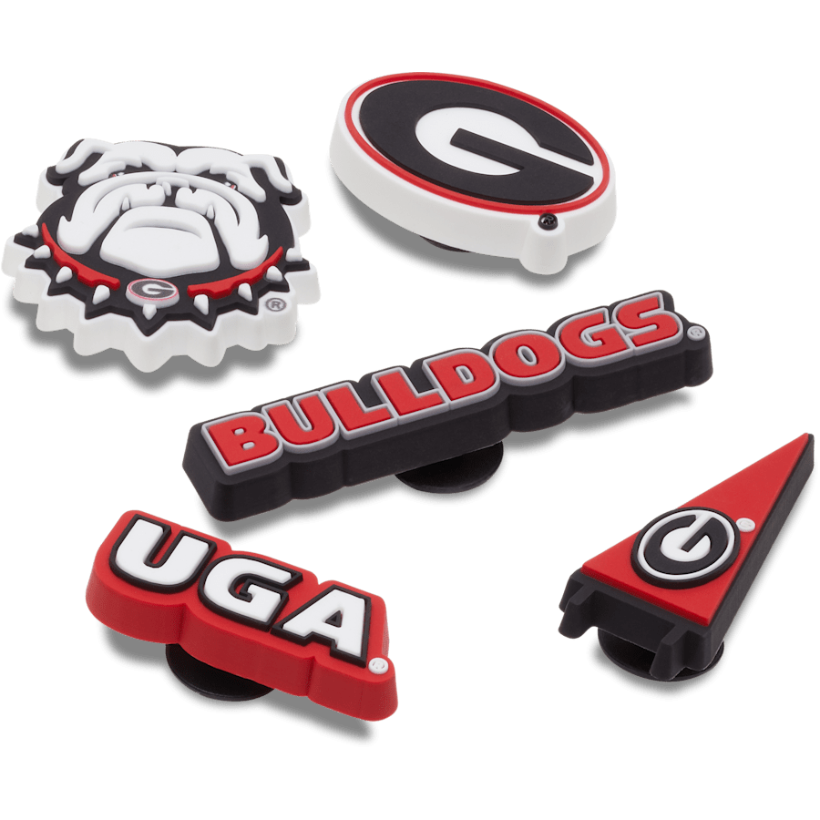 Women / Men / Kids Crocs - University of Georgia 5 Pack Jibbitz™ charms