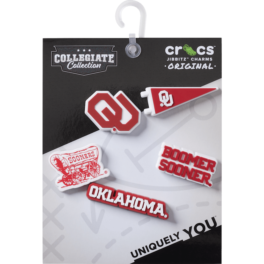 Women / Men / Kids Crocs - Univ of Oklahoma 5 Pack Jibbitz™ charms