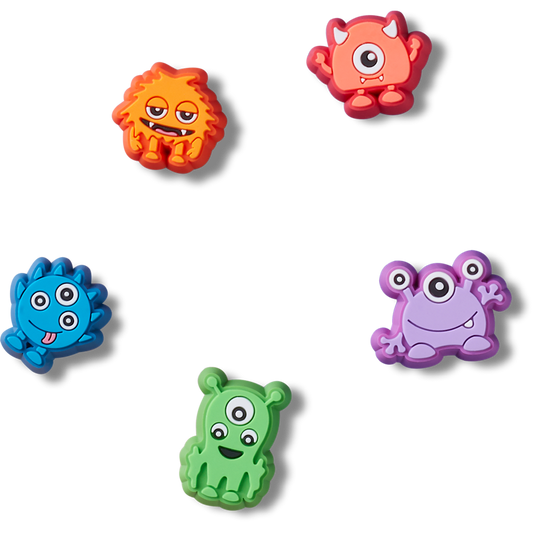 Women / Men / Kids Crocs - Tiny Monster 5 Pack  Jibbitz™ charms