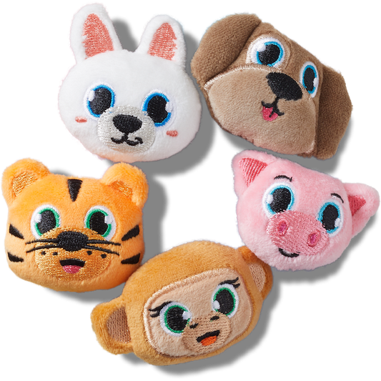 Women / Men Crocs - Fuzzy Animal 5 Pack Jibbitz™ charms
