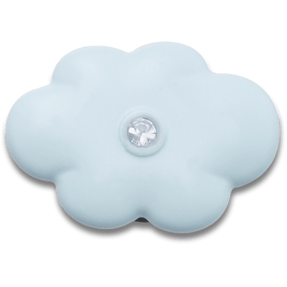 Women / Men Crocs - Blue Flower With Crystal Jibbitz™ charms