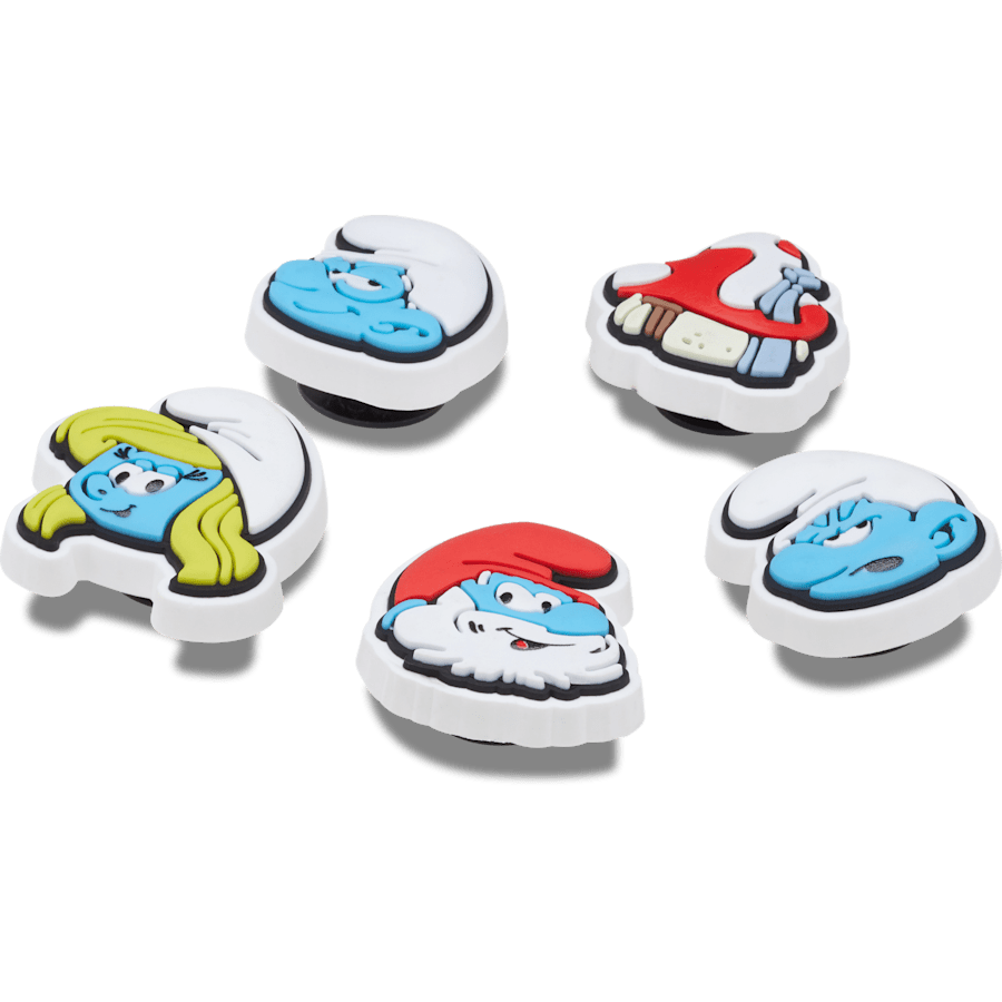 Women / Men / Kids Crocs - Smurfs 5 Pack Jibbitz™ charms